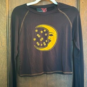 Killstar long sleeved crop top